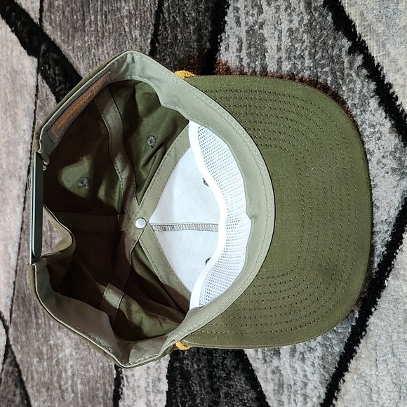 DRILLER TUHB LIFE HUMOROUS ADJUSTABLE ROPE HUNTER GREEN FLAT BILL CAP HAT - Picture 7 of 11